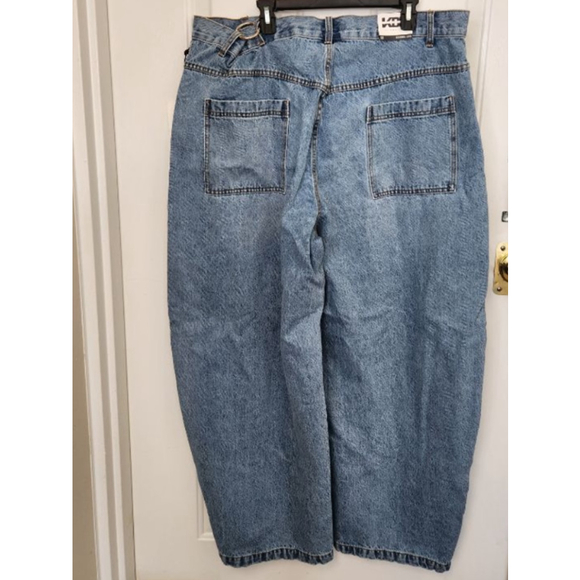 KBB by Kahlana Plus Size 18 Blue Barrel Leg Jeans - Picture 2 of 12